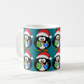 Mug Penguin avec cadeaux (Devant gauche)