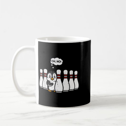 Mug Penguin Bowling Ns Oh No Funny Bowler Player Men W (Gauche)
