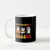Mug Penguin Christmas Halloween Tis' The Hallothanksma (Gauche)