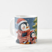 Mug  “Penguin Christmas Magic” Cute Christmas Penguin (Devant gauche)