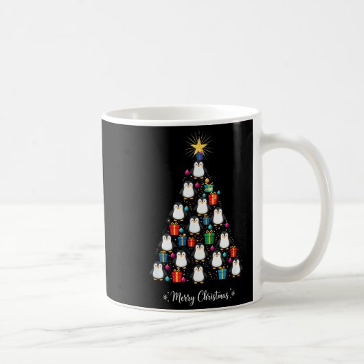 Mug Penguin Christmas Tree Xmas Day Holiday Men &amp;  (Droite)