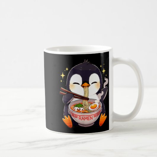 Mug Penguin Eating Ramen (Droite)