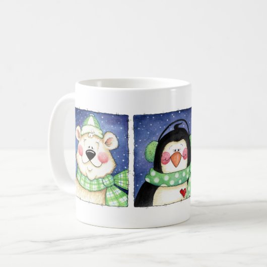 Mug Penguin et amis (Devant gauche)