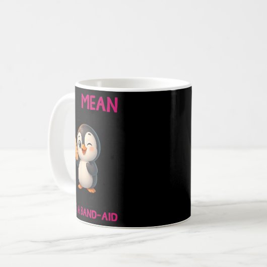 Mug Penguin I'm Not Mean I'm Just Honest The Truth Hur (Devant gauche)