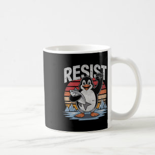 Mug Penguin Résiste aux tarifs Pingouins Hommes Femmes