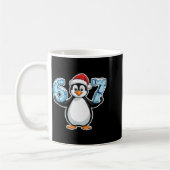 Mug Penguin Santa Hat 67 Icy Numbers Christmas Birthda (Gauche)
