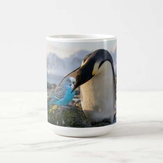 Mug Penguins and Parakeets (Centre)