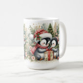 Mug Penguins de Noël 5 (Devant droit)