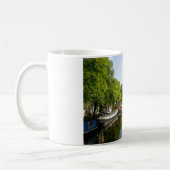 Mug Péniches sur un canal d'Amsterdam (Gauche)