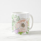 Mug Penies et Succulent (Devant droit)