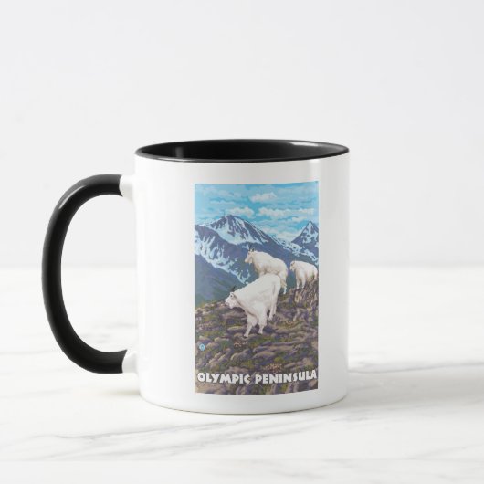 Mug Péninsule olympique, Washington Mountain Chèvres (Gauche)