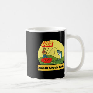 Mug Pennsylvania Marsh Creek Lake - Usa Pêche Rétro