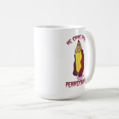 Mug Pennsylvania Pencil Vampire Humour Cheeky (Devant droit)
