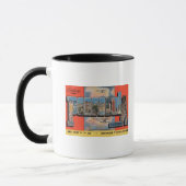 Mug Pensacola, Floride - Scènes de grandes lettres (Gauche)