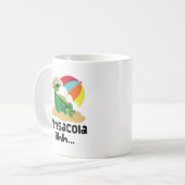 Mug Pensacola (tortue sur la plage) (Devant gauche)