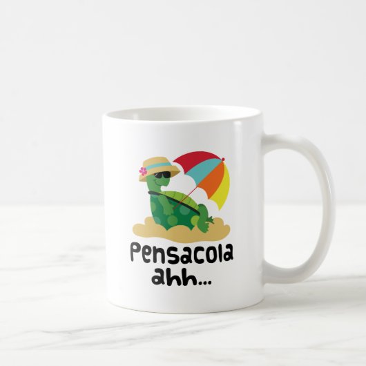 Mug Pensacola (tortue sur la plage) (Droite)