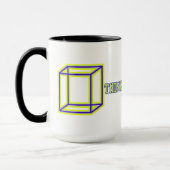 Mug Pense Dehors de la boîte ! (Gauche)