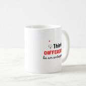 Mug "Pense différemment, sois un entrepreneur" Inspira (Devant droit)