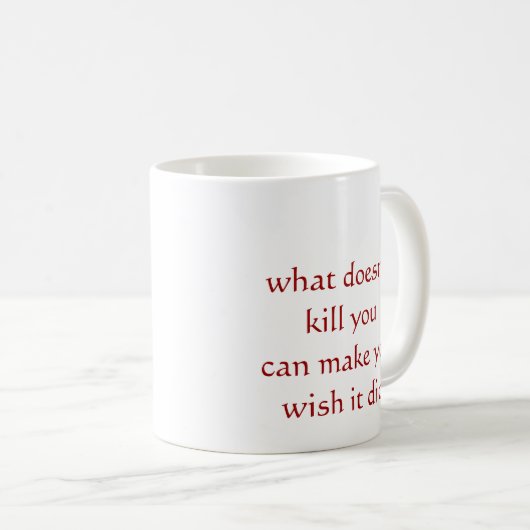 Mug pensée à maintenir dans l'esprit… (Devant droit)