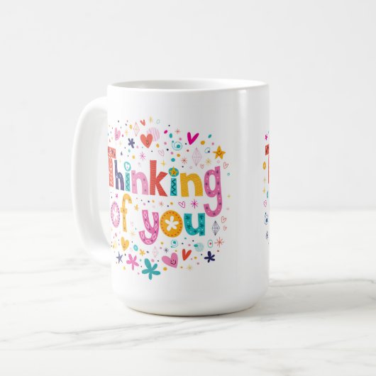 Mug Pensée à vous (Devant gauche)