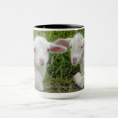 Mug Pensée animale de bébé jumeau d'agneau à vous (Centre)