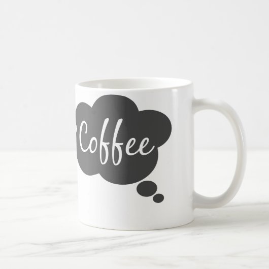 Mug Pensée au café (Droite)