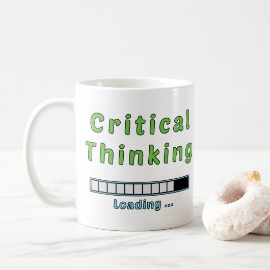 Mug Pensée critique (Avec donut)