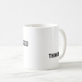 Mug Pensée décentralisée d'entreprise (Devant droit)