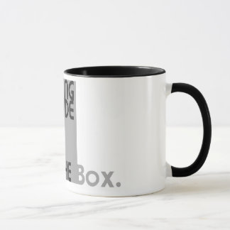 Mug Pensée en dehors de la boîte