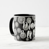 Mug Pensée Magique "Fais un Vœu" (Devant gauche)