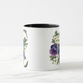 Mug Pensée peinte à la main IInitial - C (Centre)