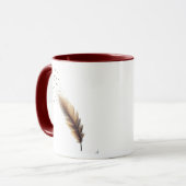 Mug Pensée plumée (Devant gauche)