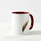 Mug Pensée plumée (Devant droit)