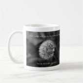 Mug Pensée positive Dire avec Dandelion (Gauche)