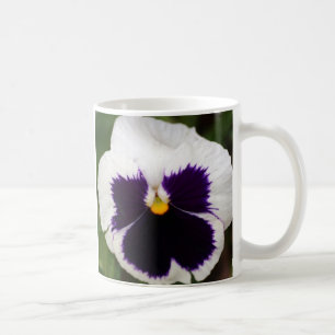 Mug Pensée pourpre et blanche