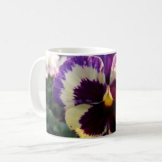Mug Pensée printanière colorée (Devant gauche)