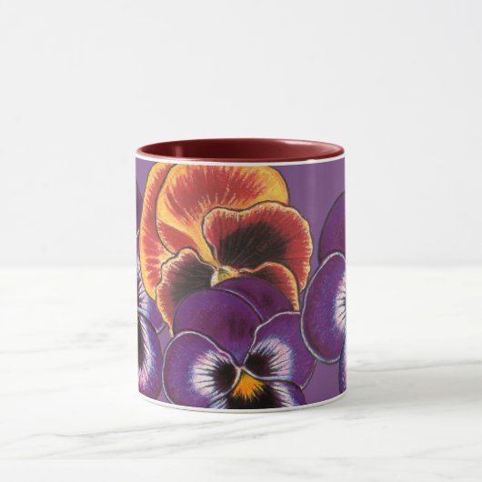 Mug Pensée sur la violette (Centre)
