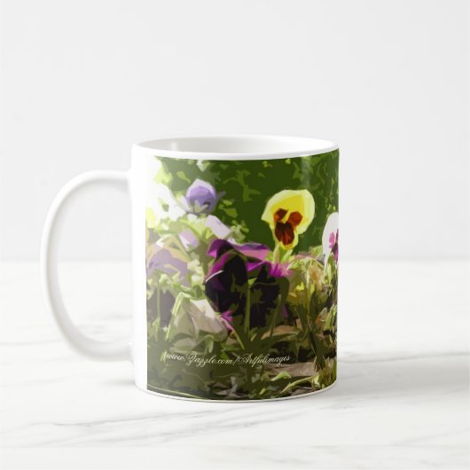 Mug Pensées - art abstrait (Gauche)