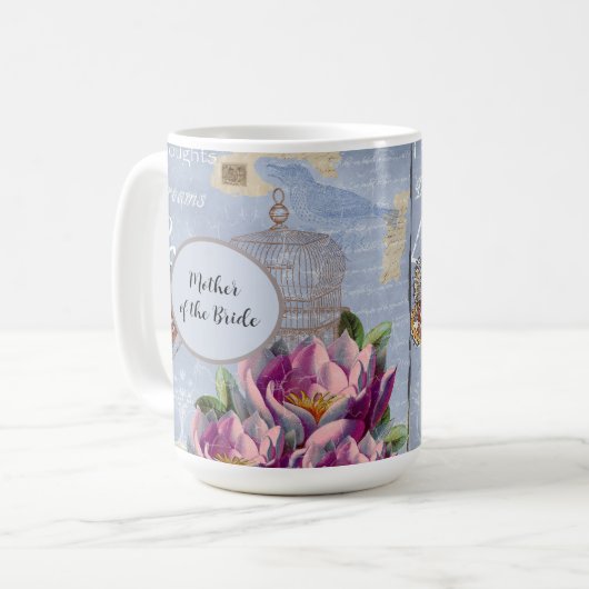 Mug Pensées de Rêves d'Amour Victoriennes de la Mère d (Devant gauche)