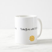 Mug Pensées et arrifs (Devant droit)