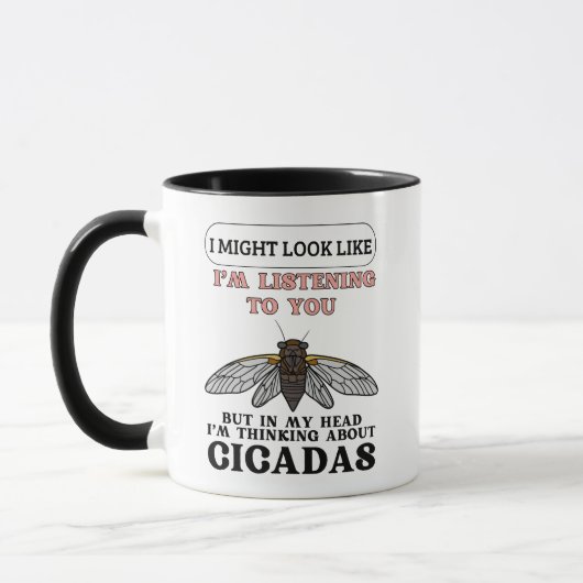 Mug Penser à Cicadas (Gauche)
