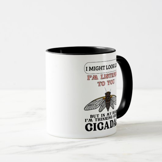 Mug Penser à Cicadas (Devant droit)
