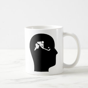 Mug Penser à l'hockey de champ