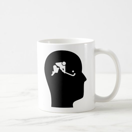 Mug Penser à l'hockey de champ (Droite)