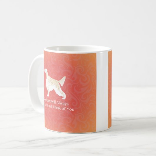 Mug Penser à vous Pet Memorial (Devant gauche)