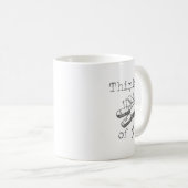 Mug Penser À Vous Poupée Voodoo Drôle Amusant Hallowee (Devant droit)