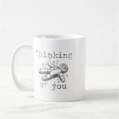 Mug Penser À Vous Poupée Voodoo Drôle Amusant Hallowee (Gauche)