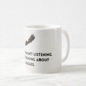 Mug Penser aux aigles (Devant droit)