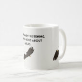Mug Penser aux aigles (Devant droit)