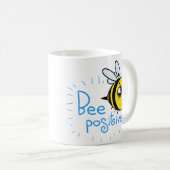 Mug Penser Positive Abee Positive Mignonne Abee (Devant droit)